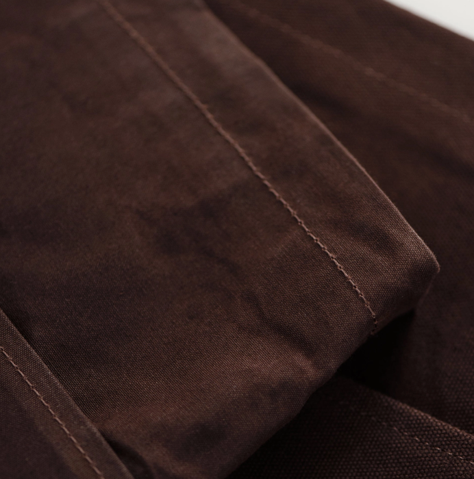 Twig & Horn   |  Canvas Crossbody Project Tote - Chocolate