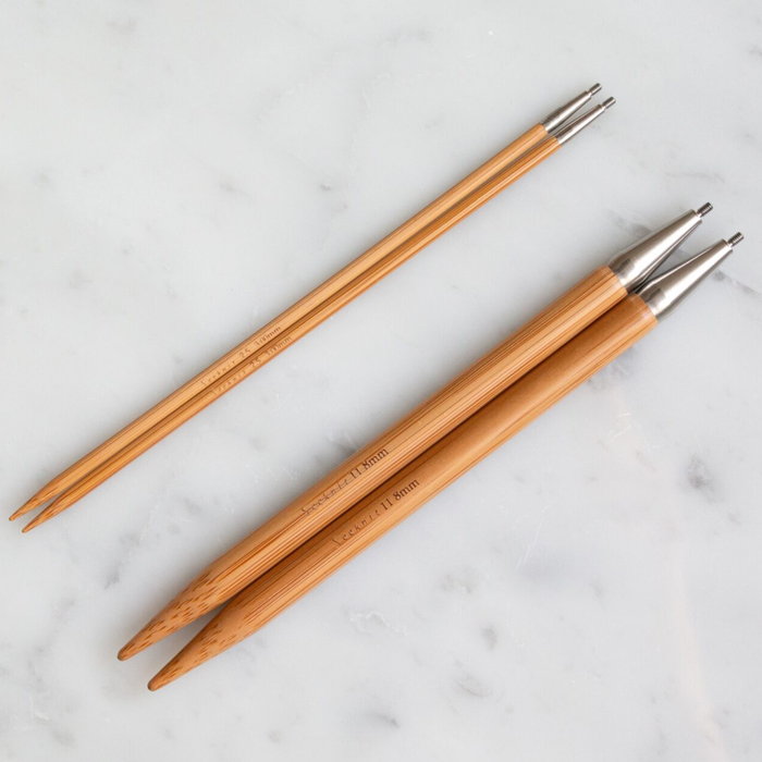 CURVE Koshitsu Premium Set  - Interchangeable Bamboo Circular Needles  -  15 cm, 11 sizes- Off-White