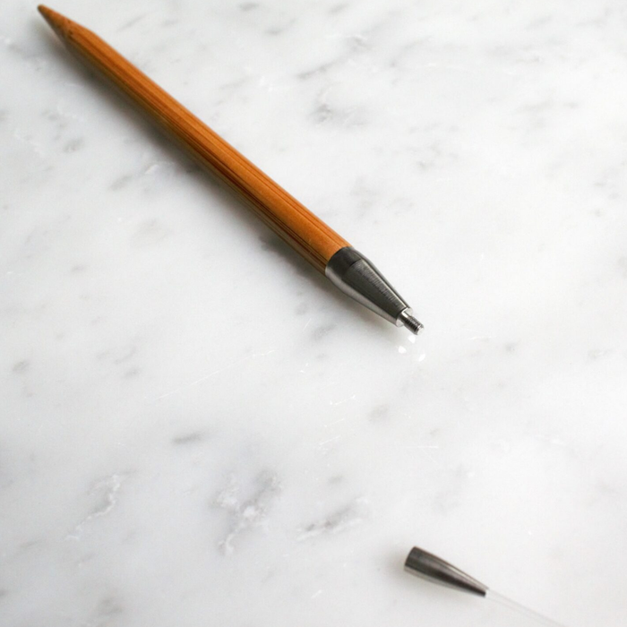 CURVE Koshitsu Premium Set  - Interchangeable Bamboo Circular Needles  -  15 cm, 11 sizes- Off-White