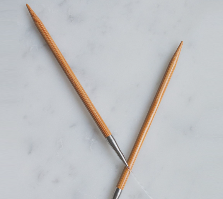 CURVE Koshitsu Lace Set  - Interchangeable Bamboo Circular Needles  -  15 cm, 4 sizes