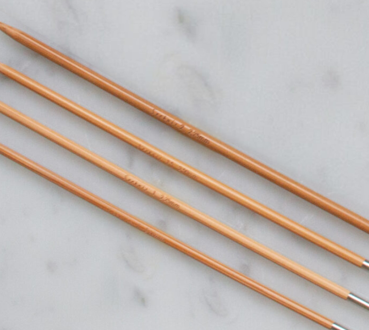 CURVE Koshitsu Lace Set  - Interchangeable Bamboo Circular Needles  -  15 cm, 4 sizes