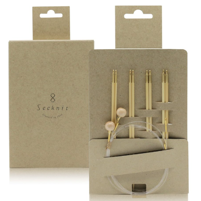 Shirotake Beginner /Nordic Set - Interchangeable Circular Needle Set, 14 cm/4 sizes