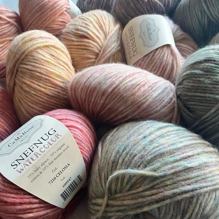 Snefnug WATERCOLOR  |  Alpaca, Merino Wool & Cotton