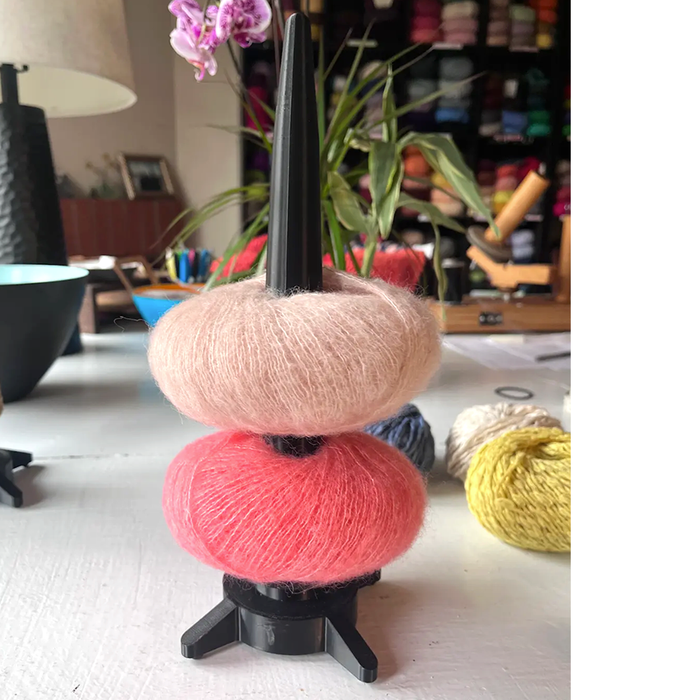 SpoolEZ  |  Ball Yarn Unwinder + Transfer Sleeve
