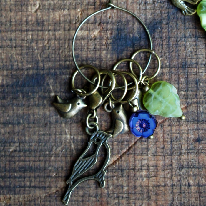 Springtime Bird Stitch Markers