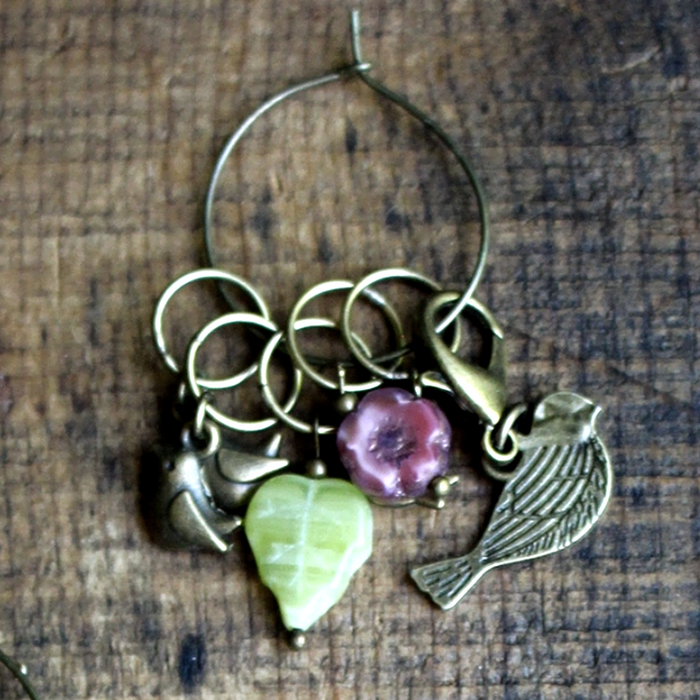 Springtime Bird Stitch Markers