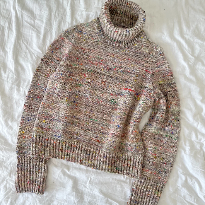 Pattern: PetiteKnit  |  Terazzo Sweater (Printed)