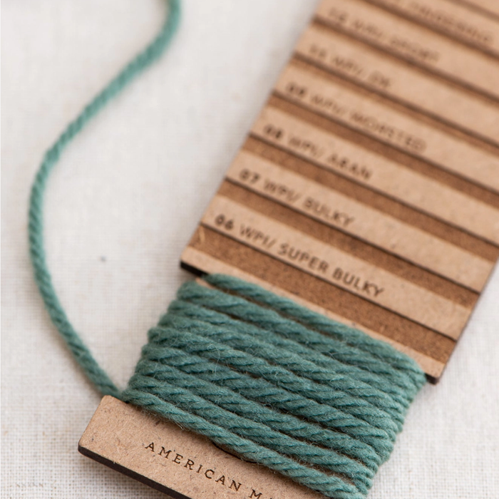Twig & Horn   |  Wraps Per Inch (WPI) Tool for Yarn Weight Measurement