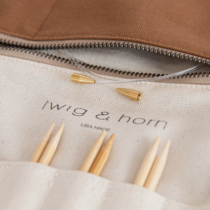Twig & Horn   |  Standard Canvas Interchangeable Needle Case - Jam