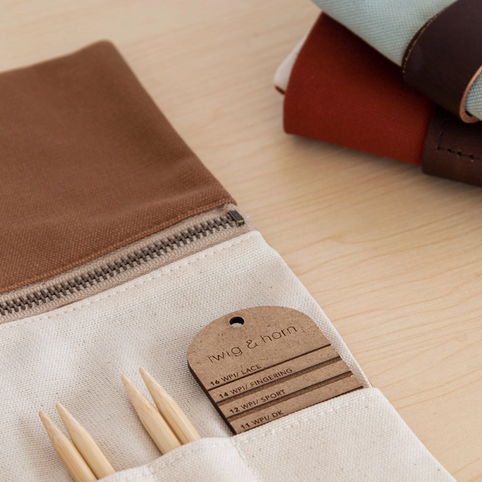 Twig & Horn   |  Standard Canvas Interchangeable Needle Case - Jam