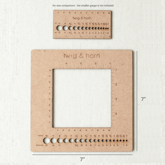 Twig & Horn   |  Large Square Gauge Ruler