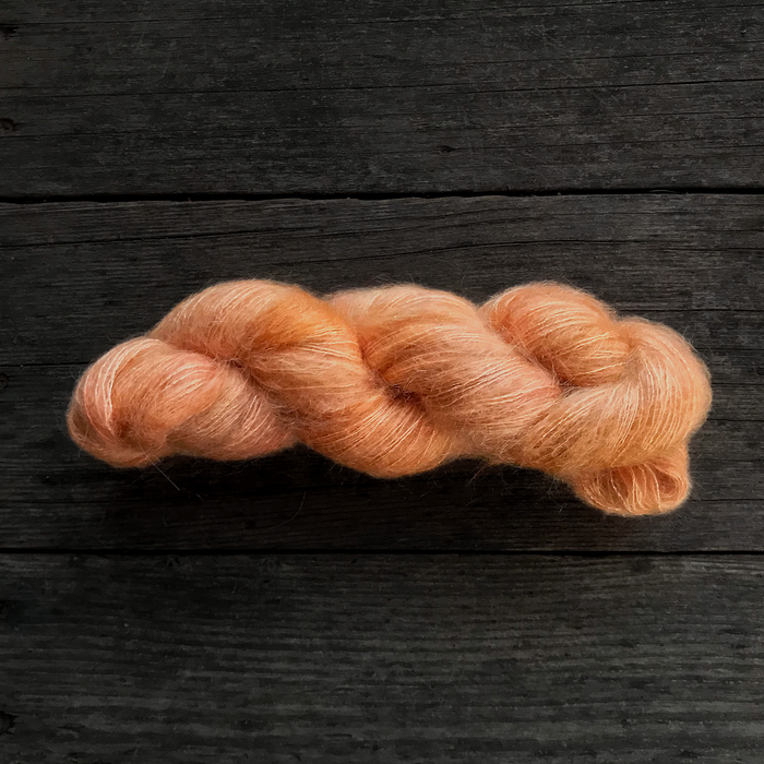 Lace Weight Hand-Dyed Superkid Mohair & Silk  |  Hygge