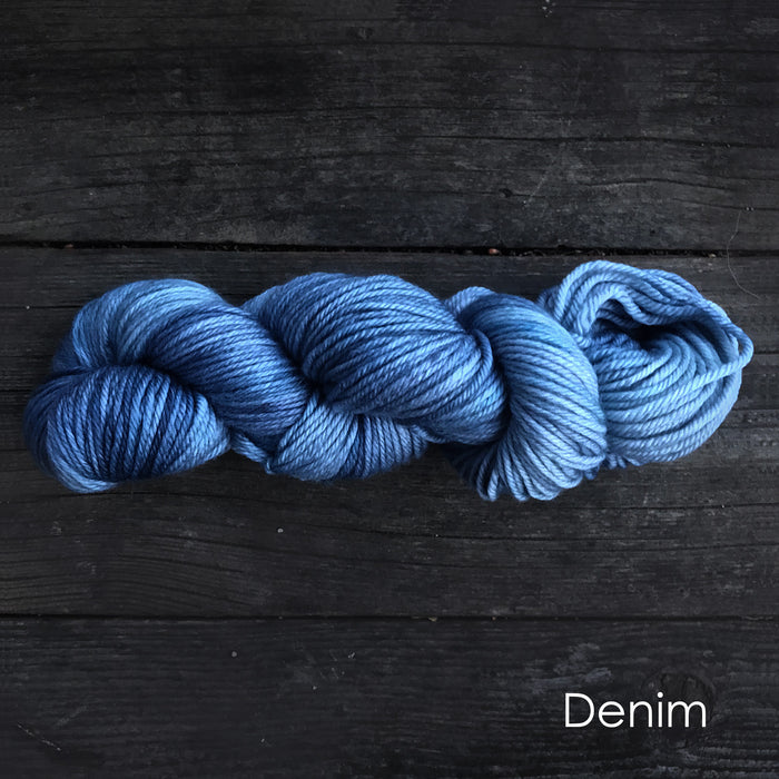 DK/Aran Weight Hand-Dyed  Yarn |  Hudson